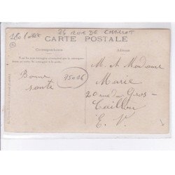 PARIS: 75016, 34 rue de chaillot, tailleur GORGES - état