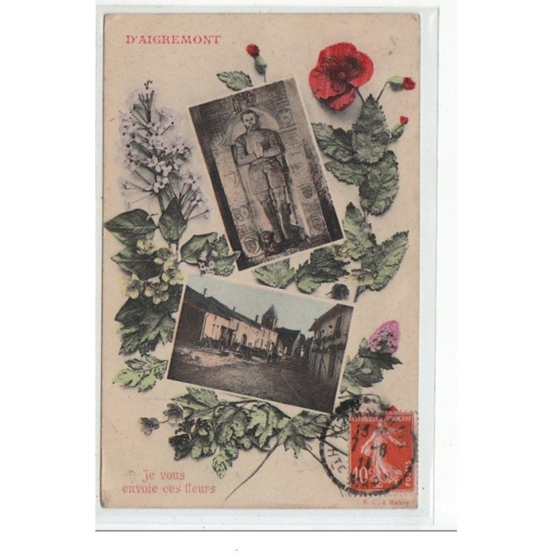 D'AIGREMONT Je vous envoie ces fleurs - très bon état