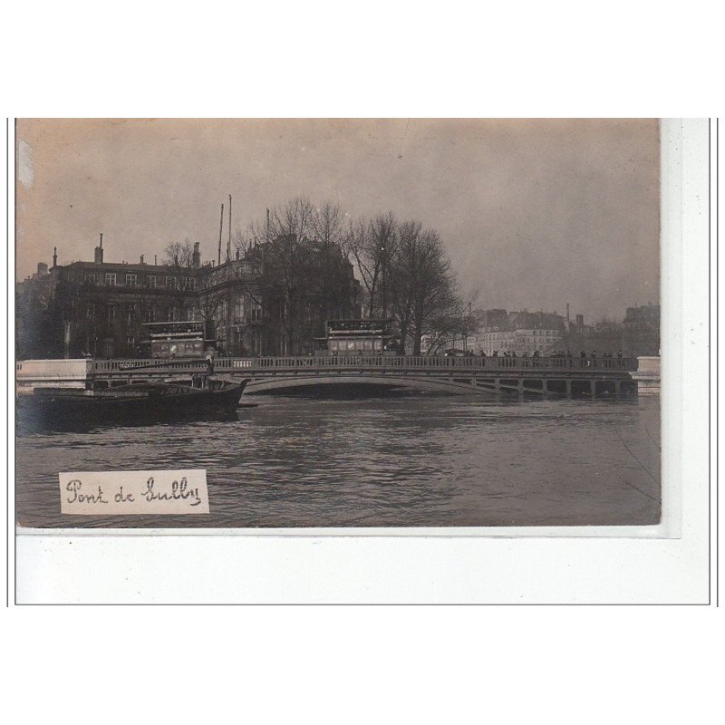 PARIS - inondations 1910 - carte photo - très bon état