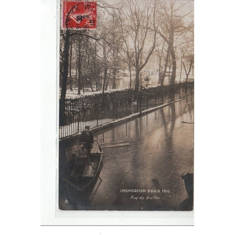 PARIS - inondations 1910 - carte photo - très bon état