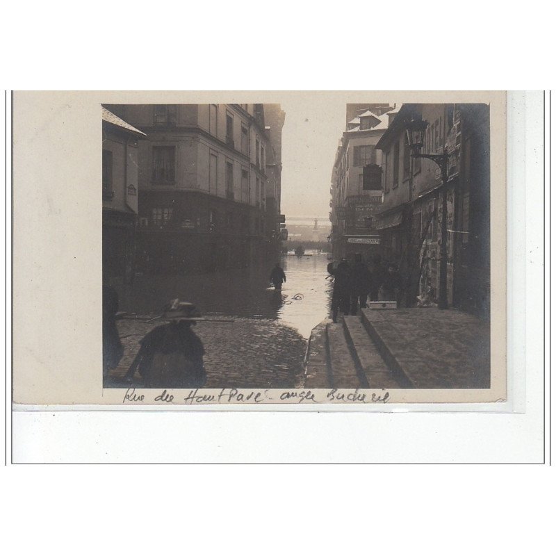 PARIS - inondations 1910 - carte photo - très bon état PARIS - inondations 1910 - carte photo - très bon état
