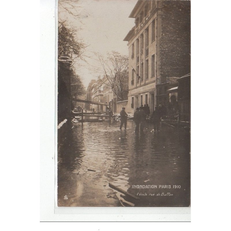 PARIS - inondations 1910 - carte photo - très bon état PARIS - inondations 1910 - carte photo - très bon état