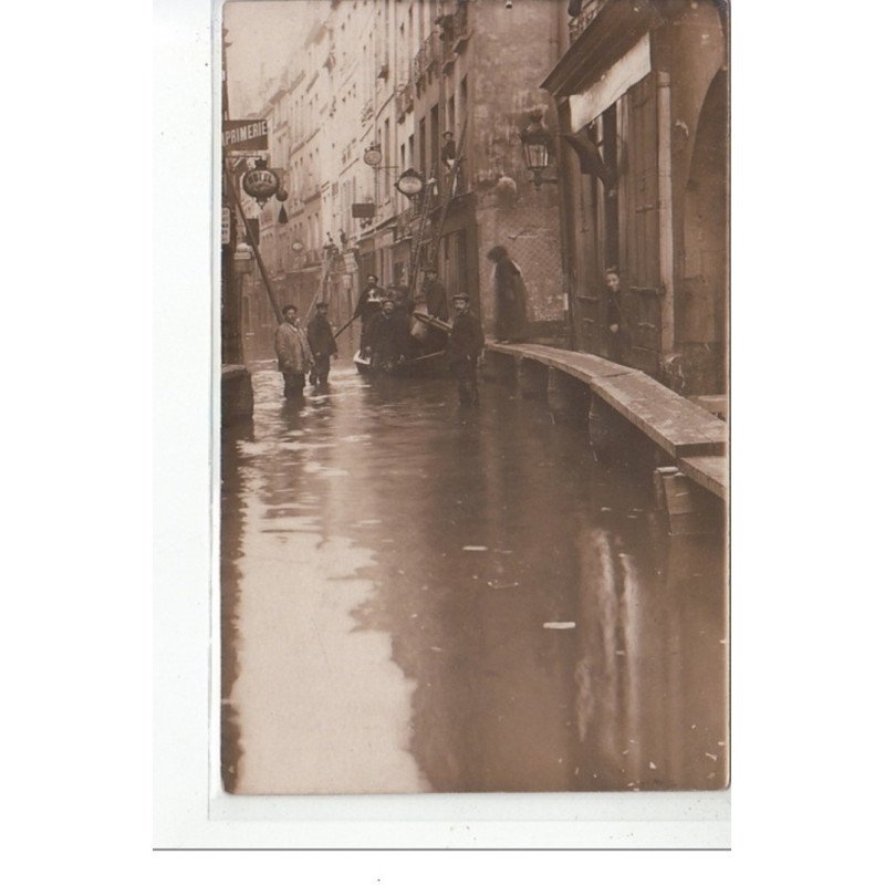 PARIS - inondations 1910 - carte photo - très bon état