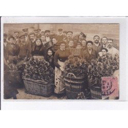 PARIS: les halles, marchands d'artichauts, 75001 - très bon état