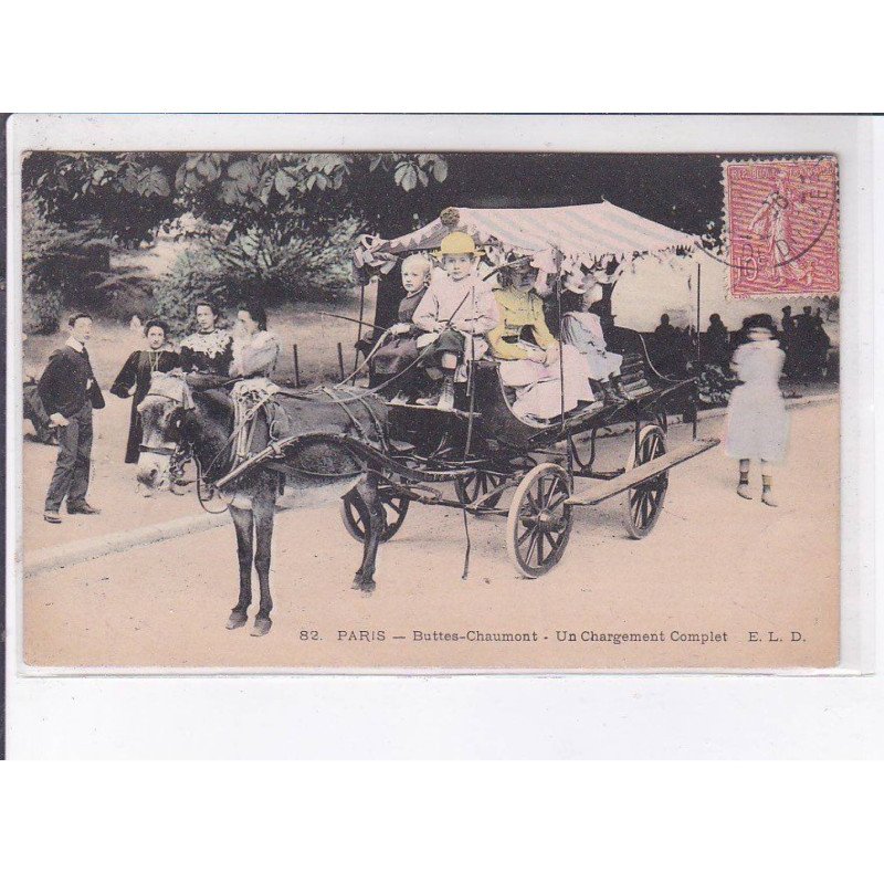 PARIS: literie André Goubin, 42 quai d'orléans75019, buttes-chaumont, un chargement complet - très bon état