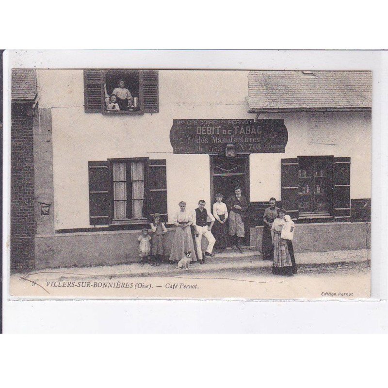 VILLERS-sur-BONNIERES: café pernot - très bon état