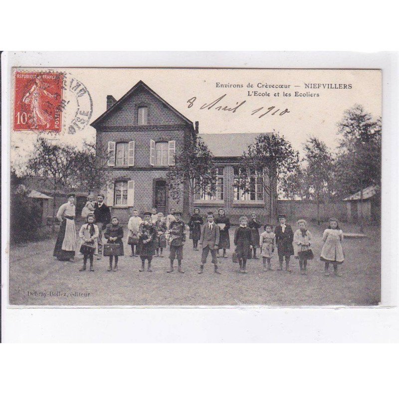 NIEFVILLERS: l'école et les écoliers - très bon état