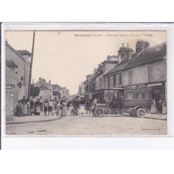 MORMANT: place de la mairie, arrivé de l'autopbus - état