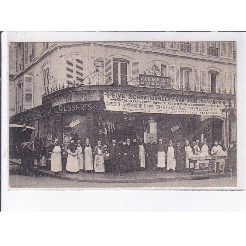 PARIS: boucherie Chobriat, 36 boulevard de clichy 75018 - état