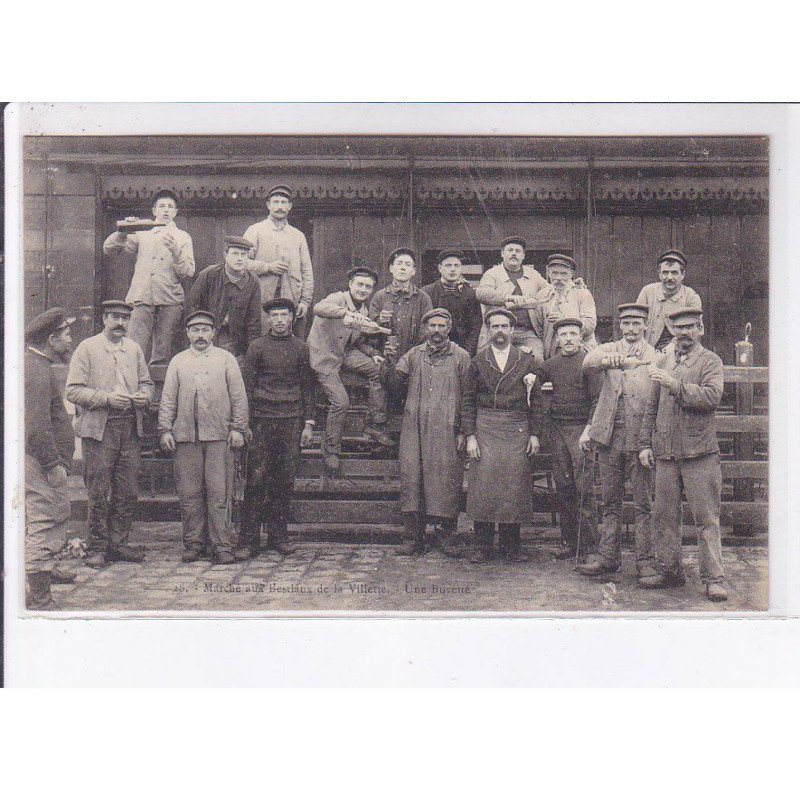 PARIS: 75019,marché aux bestiaux de la villette, une buvette - très bon état