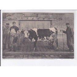 PARIS: 75019,les abattoirs de La Villette - un condamné  (le deley, vache) - très bon état