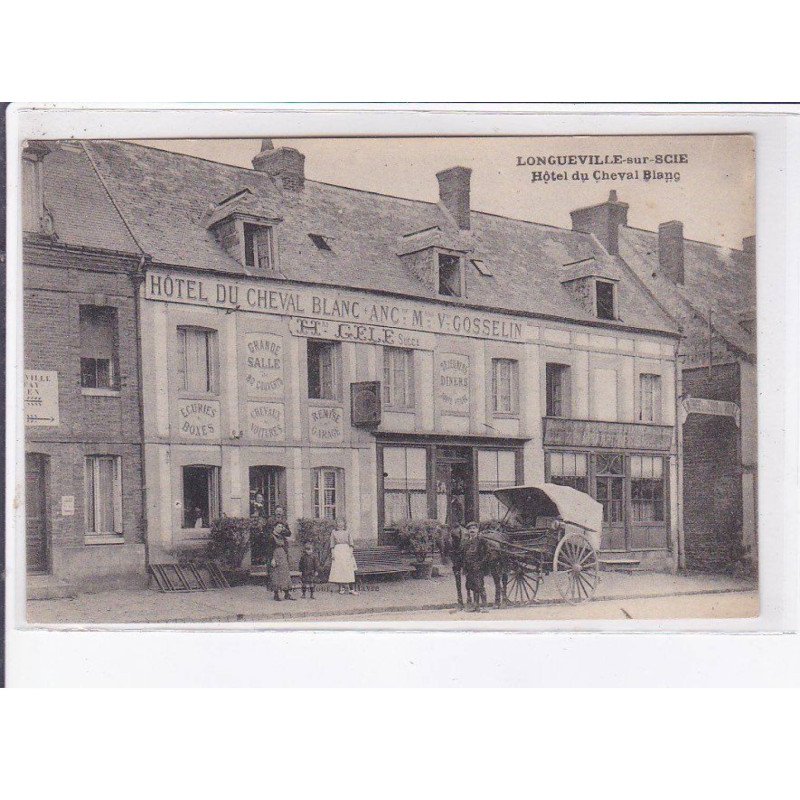 LONGUEVILLE-sur-SCIE: hôtel du cheval blanc - très bon état