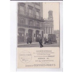 PARIS: société générale 107 rue lafayette, service de coffres-forts - très bon état