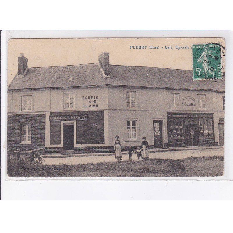 FLEURY: café, épicerie, écurie et remise - état