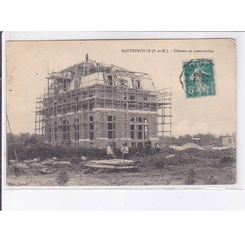 HAUTEFEUILLE: château en construction - état