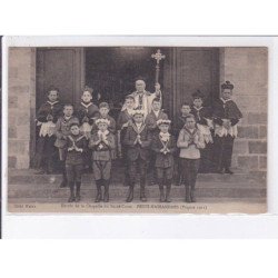 PETIT-NASSANDRES: entrée de la chapelle du sacré-cour pâques 1921 - très bon état
