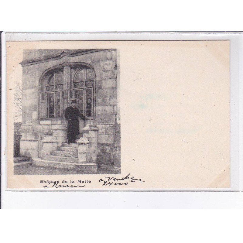 ROUEN: château de la motte à vendre , lot de 2 CPA - très bon état
