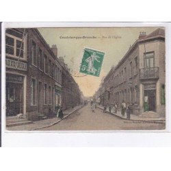 COUDEKERQUE-BRANCHE: rue de l'église - état