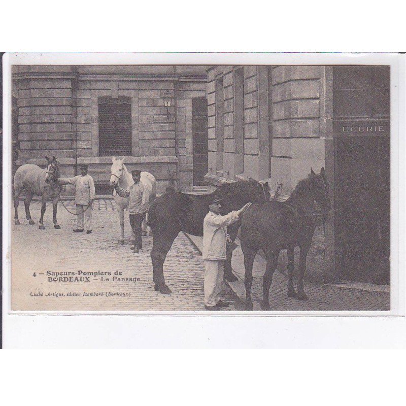 BORDEAUX: sapeurs-pompiers de bordeaux, le passage - très bon état