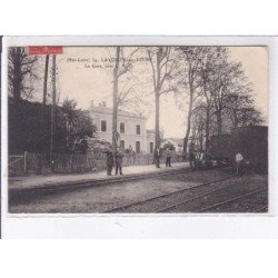 LAVOUTE-sur-LOIRE: la gare, côté C.P.D. - état