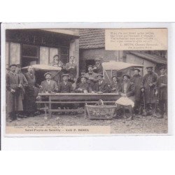 SAINT-PIERRE-de-SEMILLY: café P. Horel - très bon état