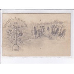 FONTAINEBLEAU: société équestre de l'étrier - très bon état