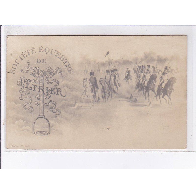 FONTAINEBLEAU: société équestre de l'étrier - très bon état