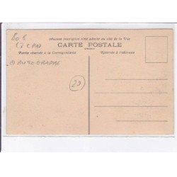 PONT-AVEN: Mr. et Mme. Cueff dans le bois d'amour (lot de 3 cpa) (autographe) - très bon état