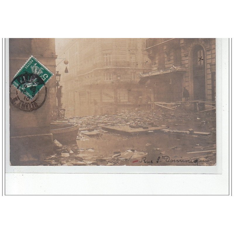 PARIS - inondations 1910 - carte photo - très bon état