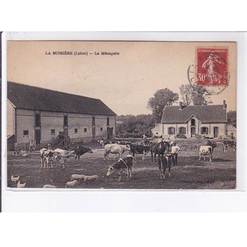 LA BUSSIERE: la ménagerie - très bon état