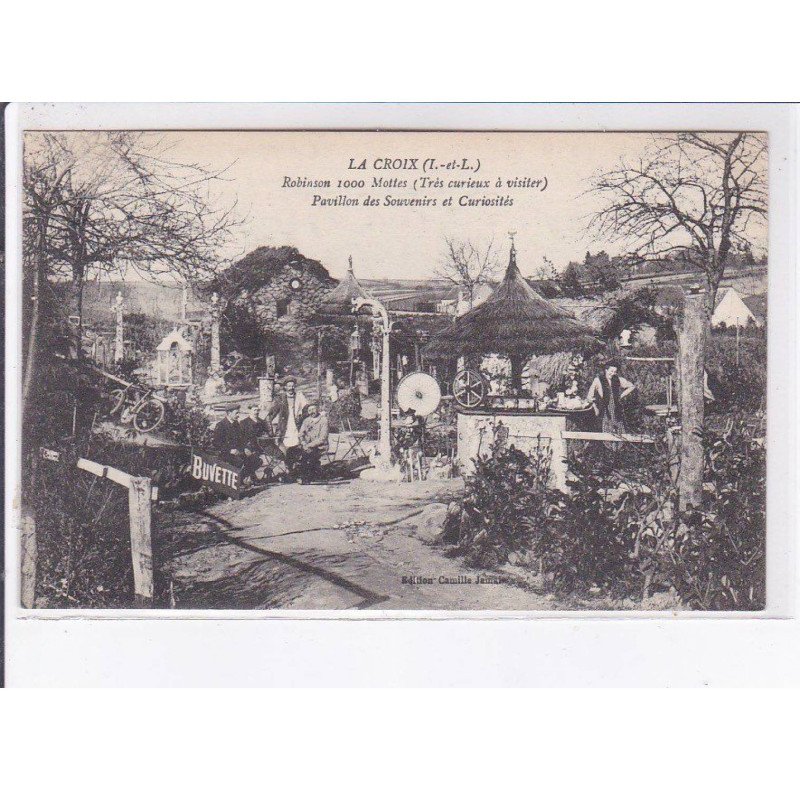 LA CROIX: robinson 1000 mottes, très curieux à visiter, pavillon des souvenirs et curiosités - très bon état