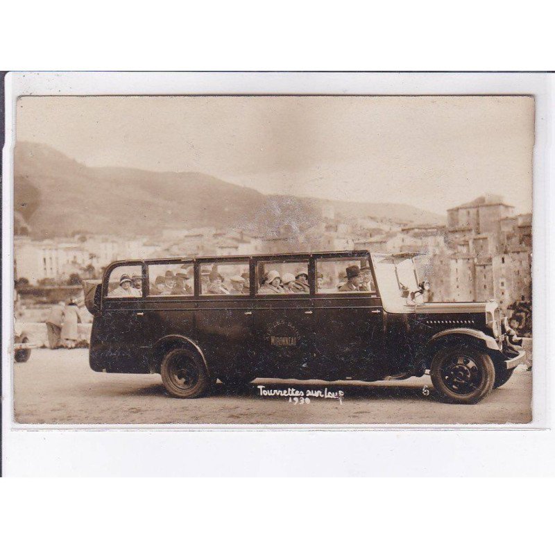 TOURRETTES LES BAINS: tournettes sur loup, autobus - très bon état