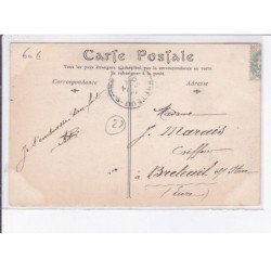 PLOUEDERN: femme fumant la pipe - très bon état