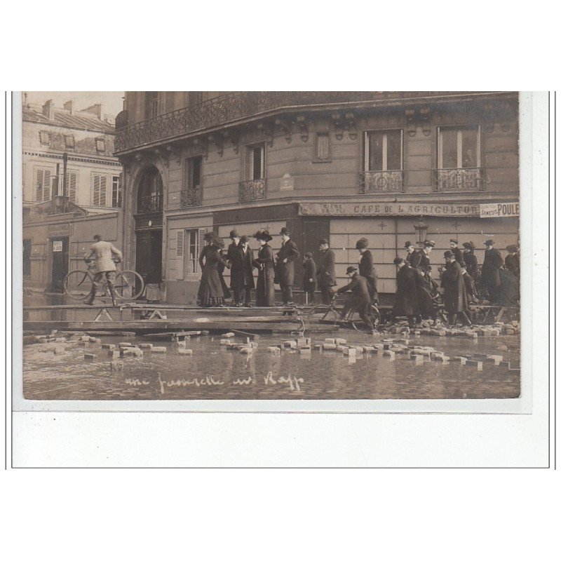 PARIS - inondations 1910 - carte photo - très bon état