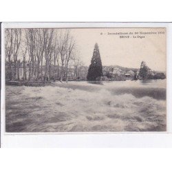 BRIVE: la digue, inondation du 30 novembre 1910 - très bon état