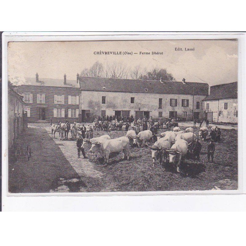CHEVREVILLE: ferme dhérot - état