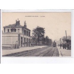 CHAUMONT-en-VEXIN: la gare - très bon état