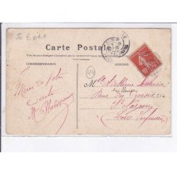 BATZ: façade de l'hôtel lehuédé et rue de la maire - état