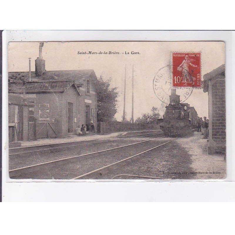 SAINT-MARS-de-la-BRIERE: la gare - état