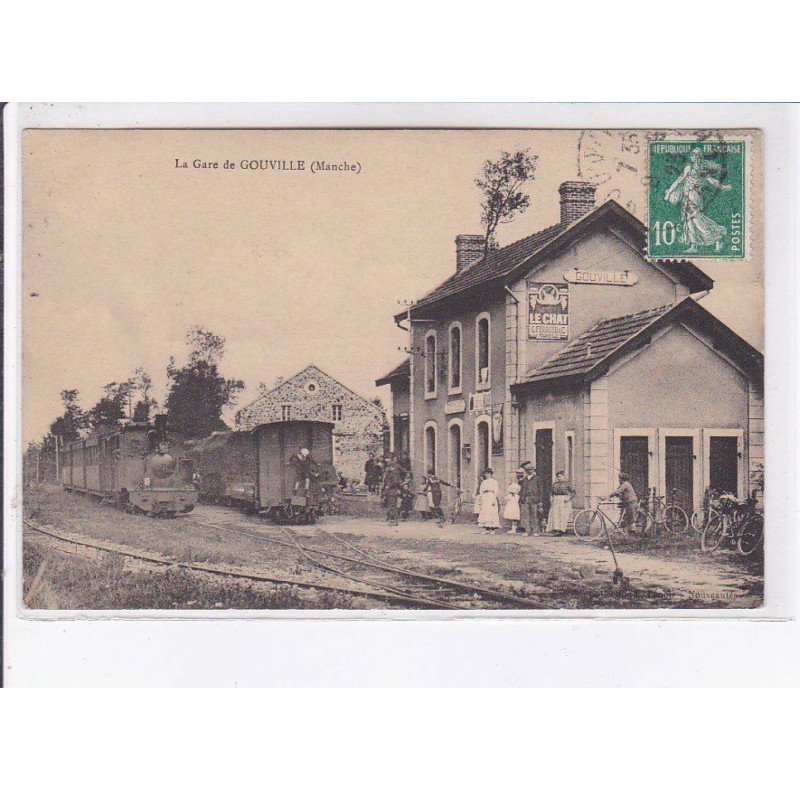 GOUVILLE: la gare - très bon état