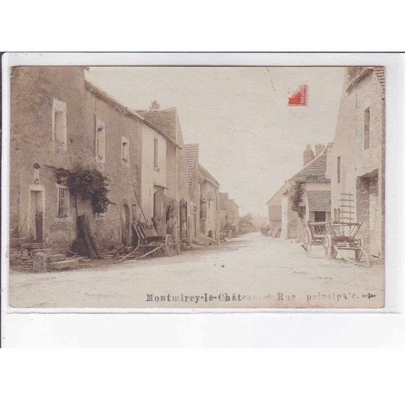 MONTMIREY-le-CHATEAU: rue principale - très bon état