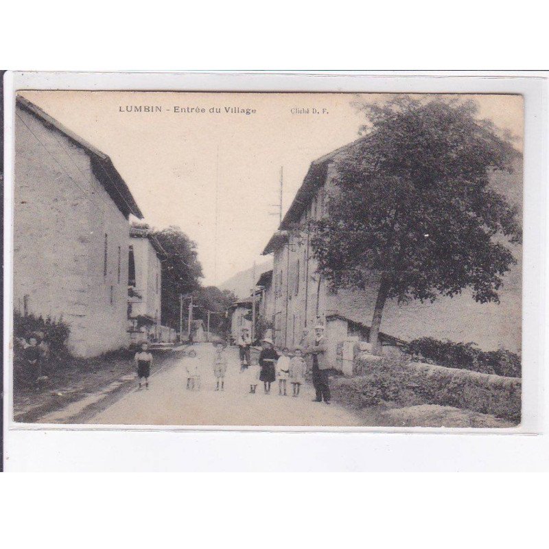 LUMBIN: entrée du village - très bon état
