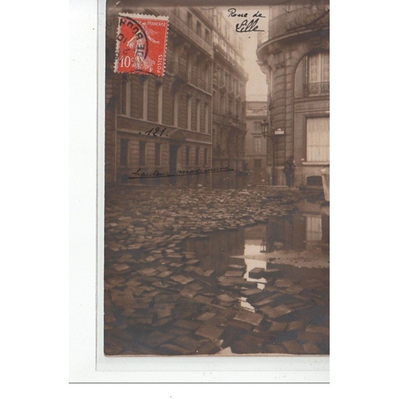 PARIS - inondations 1910 - carte photo - très bon état