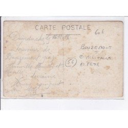 BOUZEMONT: militaire, fête - très bon état