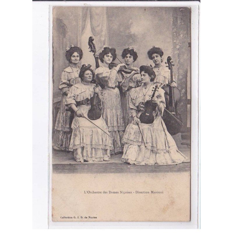 NICE: l'orchestre des dames niçoises, direction manzoni - état