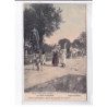 LANDES: cantonnier landais de retour du travail - état (partiellement décollée)