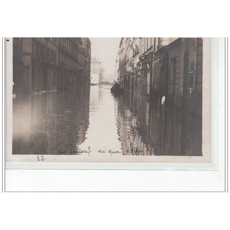 PARIS - inondations 1910 - carte photo - très bon état