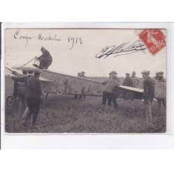 PUY-de-DOME: coupe michelin 1913, aviation, autographe de Helen - très bon état