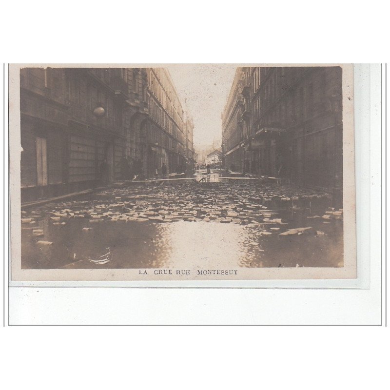 PARIS - inondations 1910 - carte photo - très bon état