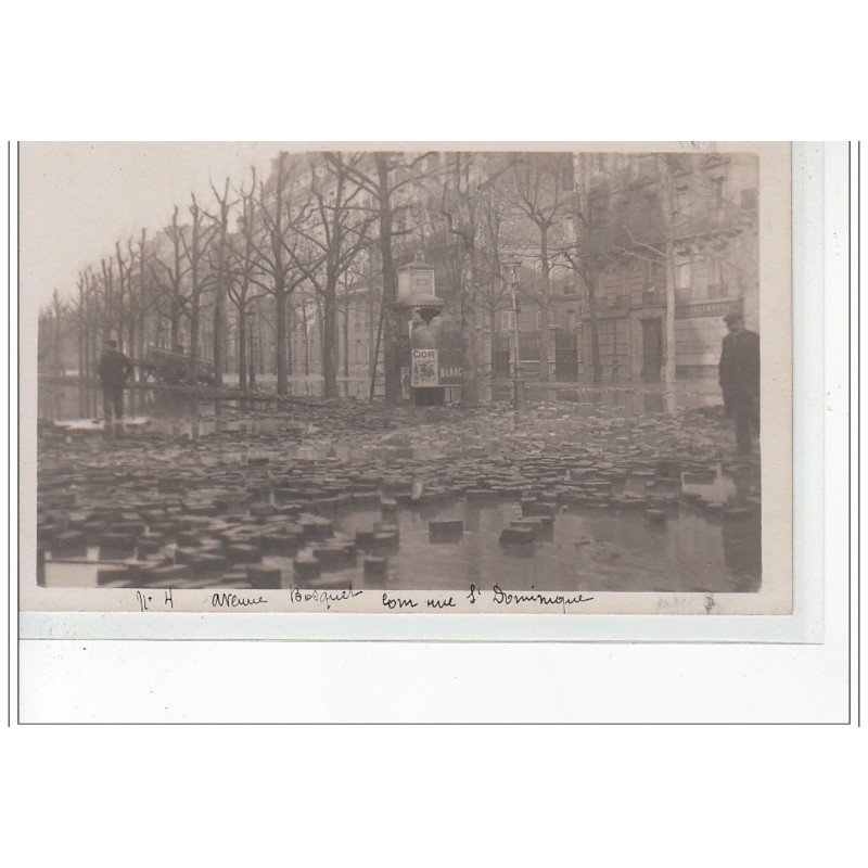 PARIS - inondations 1910 - carte photo - très bon état